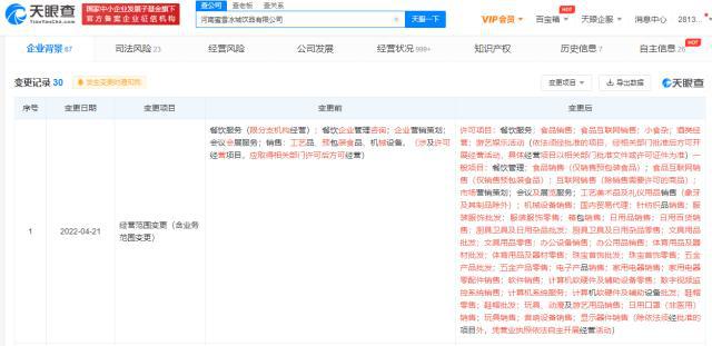 蜜雪冰城拓展商业版图 新增酒类经营与动漫游艺用品销售